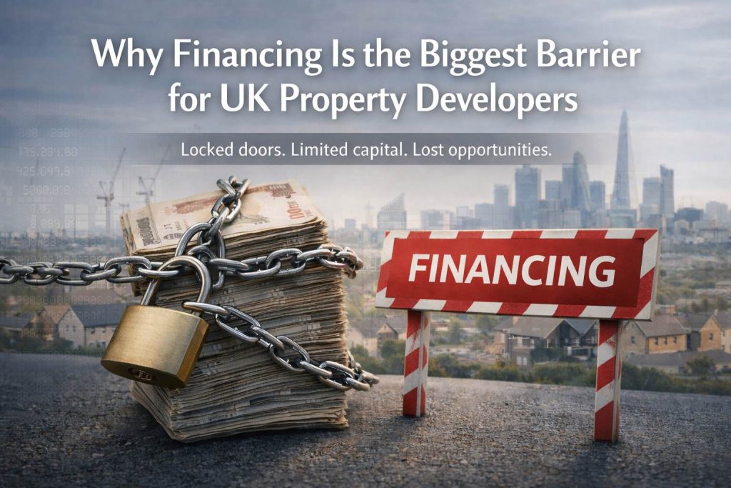 Financing barriers facing UK property developers with locked capital and construction background