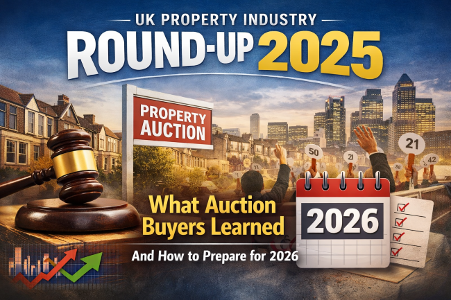 UK Property Industry Round-Up 2025: What Auction Buyers Learned — and How to Prepare for 2026