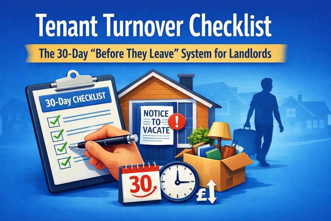 Tenant Turnover Checklist: The 30-Day Before They Leave