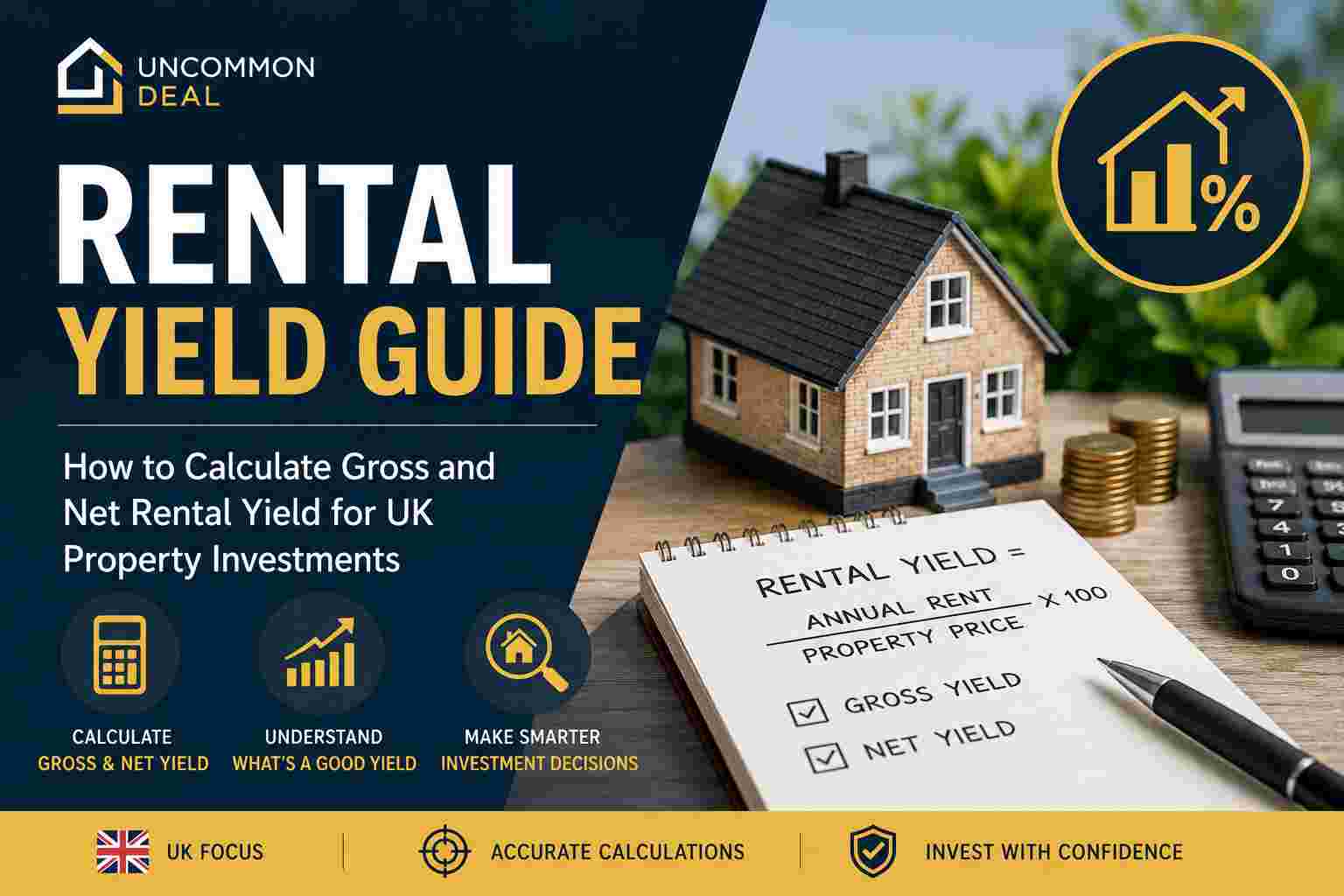 Rental Yield Guide: How to Calculate Gross and Net Rental Yield for UK Property Investments